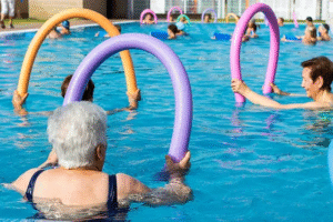 Hidroginástica e natação: obesidade